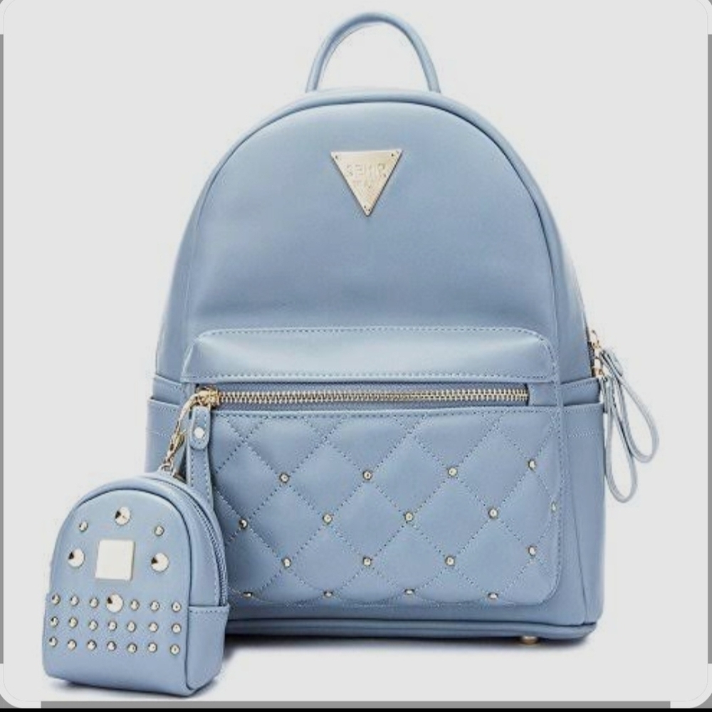 Semir Desing Small Backpack Mini Purse Leather Waterproof‎